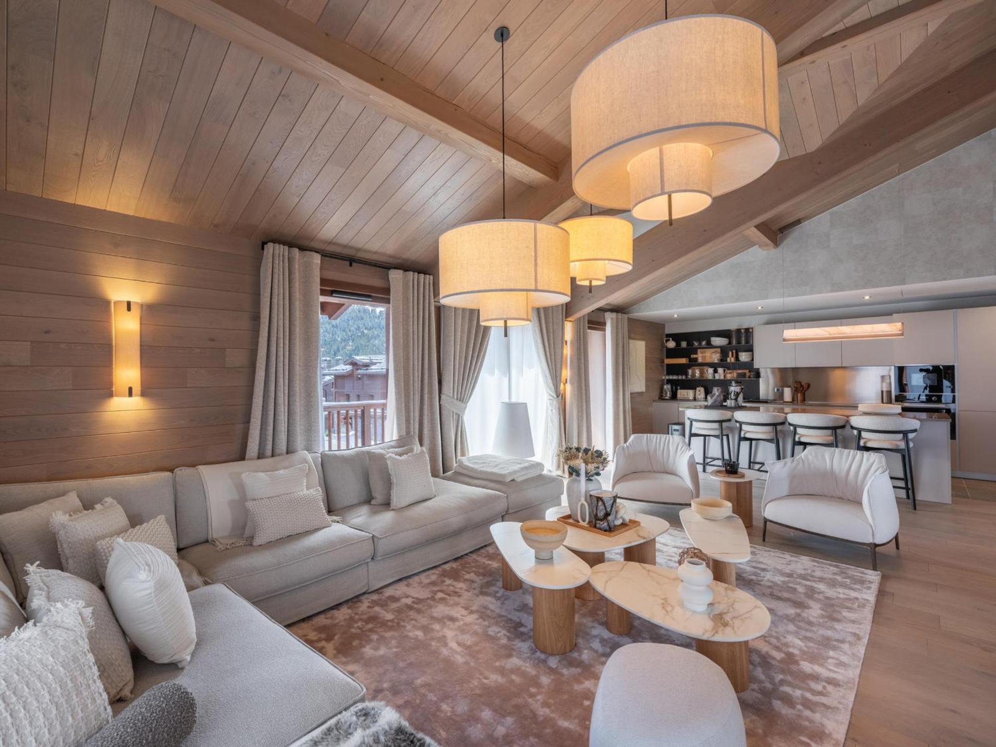 Chalet De Luxe Avec Sauna Et Jacuzzi, Proche Pistes Et Centre De Courchevel - Fr-1-563-142 Villa Luaran gambar